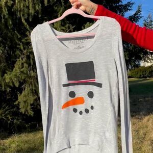 2010s Aeropostale Snowman Shirt